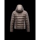 Moncler CANUT Lightweight Knitted Collar Dark green Jackets Nylon/Pa Mens 41311219LA