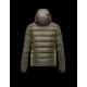 Moncler CANUT Lightweight Knitted Collar Military green Jackets Nylon/Pa Mens 41311219AU