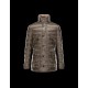 Moncler CARL Reversible Turtleneck Khaki Overcoats Cotton/Polyester Mens 41475321AJ