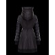 Moncler CHAMBLY Ultralight Turtleneck Black Coats Nylon/Polyamide Womens 41466459FL