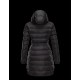 Moncler CHARPAL Detachable Turtleneck Black Coats Nylon/Polyamide Womens 41457122BS