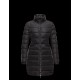 Moncler CHARPAL Detachable Turtleneck Black Coats Nylon/Polyamide Womens 41457122BS