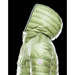 Moncler CLOVIS Ultralight Turtleneck Green Jackets Nylon/Polyamide Mens 41411429EG