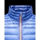 Moncler DANIEL Ultralight Turtleneck Bright blue Jackets Nylon/Polyamide Mens 41411430BT