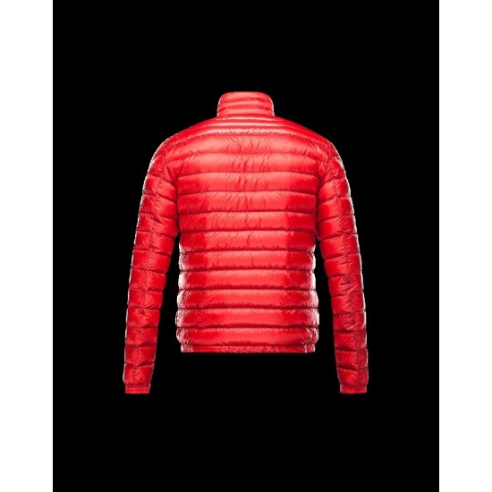 Moncler DANIEL Ultralight Turtleneck Red Jackets Nylon/Polyamide Mens 41411430AD