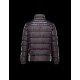 Moncler DINANT Concealed Hood Turtleneck Black Jackets Polyester Mens 41382282LM