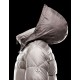 Moncler DINANT Concealed Hood Turtleneck Grey Jackets Polyester Mens 41382282FA