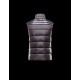 Moncler DUPRES Turtleneck Black Waistcoats Polyester/Technical Fabric Mens 41377879KE