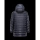 Moncler DUSTIN Detachable Hood Turtleneck Dark blue Coats Techno Fabric/Polyamide Mens 41456791NS