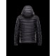 Moncler EDWARD Detachable Hood Turtleneck Black Jackets Techno Fabric Mens 41456708FO