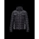 Moncler EDWARD Detachable Hood Turtleneck Black Jackets Techno Fabric Mens 41456708FO