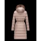 Moncler FABREFUR Detachable Turtleneck Light brown Coats Polyester/Beaver Womens 41456774PI