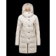 Moncler FRAGON Fur Hood Ivory Jackets Pa/Racoon Womens 41311175WM