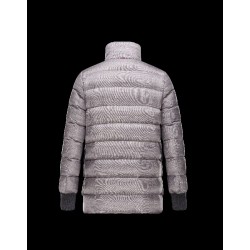 Moncler GAMME BLEU Knit Collar Turtleneck Grey Jackets Nylon/Polyamid Mens 41466672UN