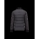 Moncler GAMME BLEU Lapel Collar Black Jackets Wool/Polyamide Mens 41464446RD