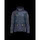 Moncler GAMME BLEU Turtleneck Dark blue Jackets Nylon/Pa Mens 41459916TA