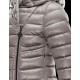 Moncler GAUBE V-Neckline Fixed Hood Grey Jackets Polyester/Synthetic Womens 41456771IF