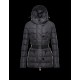 Moncler GENE Turtleneck Fur-Trimmed Hood Black Jackets Nylon/Polyamide/Racoon Womens 41456957UM