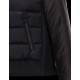 Moncler GENTAU Mandarin Collar Black Jackets Wool Nylon Flannel Womens 41456773QM