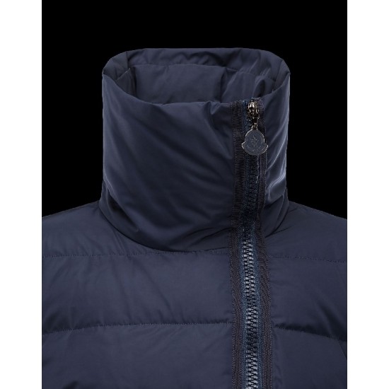 Moncler GERBOISE Blue Jackets Microfibre/Polyester Womens 41311139BF