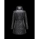 Moncler GRANDVAL Turtleneck Black Coats Nylon/Polyamide Womens 41456770TU