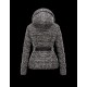 Moncler GRESSELLE Detachable Turtleneck Black Jackets Alpaca Mohair Wool Womens 41456952SQ