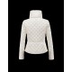 Moncler GUERY Turtleneck Ivory Jackets Lacquered Nylon Womens 41456719ML