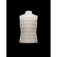 Moncler Ghany Mock Neckline Beige Waistcoats Nylon/Polyamid Womens 41236562TX