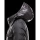 Moncler Hector Hooded Neckline Black Jackets Nylon/Polyester Mens 41224648AX