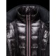 Moncler Hector Hooded Neckline Black Jackets Nylon/Polyester Mens 41224648AX