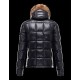 Moncler Hubert Ultralight Fur Trimmed Blue Jackets Wool/Polyamide Mens 41236416HL