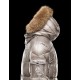 Moncler Hubert Ultralight Fur Trimmed Grey Jackets Nylon/Polyamid Mens 41236416KJ