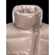 Moncler ILAY Turtleneck Dove grey Jackets Lacquered Nylon Womens 41456710GX