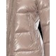 Moncler ILAY Turtleneck Dove grey Jackets Lacquered Nylon Womens 41456710GX