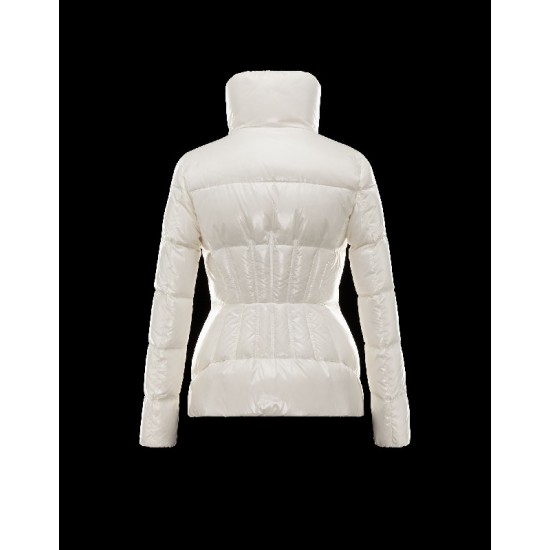 Moncler ILAY Turtleneck Ivory Jackets Nylon/Polyamide Womens 41456710JJ