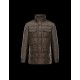 Moncler JACOB Detachable Hood Turtleneck Military green Jackets Wool/Polyamide Mens 41456709EI