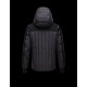 Moncler JORDAN Detachable Hood Turtleneck Black Jackets Nylon Wool Mens 41466227WO