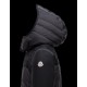 Moncler JORDAN Detachable Hood Turtleneck Black Jackets Nylon Wool Mens 41466227WO