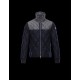 Moncler LABASTIDE Detachable Hood Turtleneck Dark blue Jackets Wool Flannel Mens 41459673GK