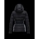 Moncler LAVAUD Detachable Turtleneck Black Jackets Nylon/Polyester Womens 41460688KA