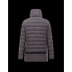 Moncler LEUCATE Turtleneck Steel grey Coats Viscose/Angora/Polyamide Womens 41456714CM