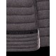 Moncler LEUCATE Turtleneck Steel grey Coats Viscose/Angora/Polyamide Womens 41456714CM