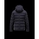 Moncler LOIRAC Detachable Hood Turtleneck Blue Jackets Elastane/Nylon Mens 41378031UE