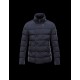 Moncler LOIRAC Detachable Hood Turtleneck Blue Jackets Elastane/Nylon Mens 41378031UE