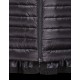 Moncler LUCILA Ultralight Round Collar Black Waistcoats Nylon/Polyamide Womens 41414160XP