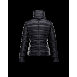 Moncler MEILLE Detachable Round Collar Black Jackets Techno Fabric Womens 41456712VQ