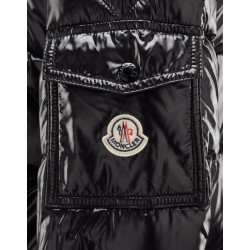 Moncler Maya Detachable Hood Black Jackets Nylon/Polyamid Mens 41236584HD