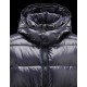 Moncler Maya Detachable Hood Blue Jackets Nylon/Polyamid Mens 41236584UB