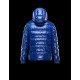 Moncler Maya Detachable Hood Slate blue Jackets Nylon/Polyamid Mens 41236584WA