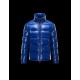 Moncler Maya Detachable Hood Slate blue Jackets Nylon/Polyamid Mens 41236584WA